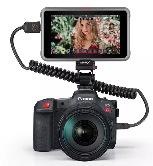 Canon EOS R5C mit Atomos Ninja V 