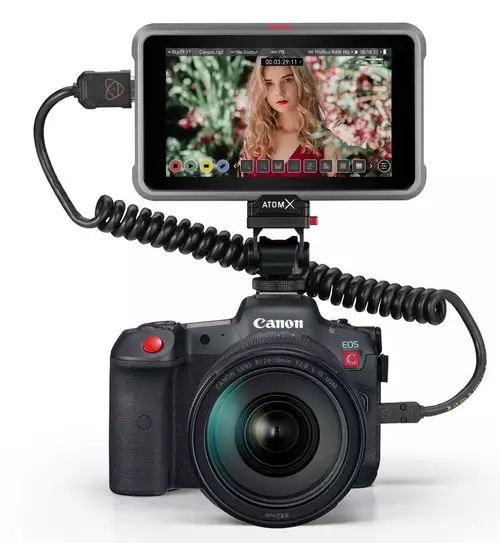 Canon EOS R5C with Atomos Ninja V