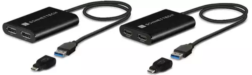 Sonnet DisplayLink Dual DisplayPort/HDMI Adapter 