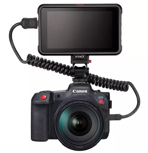 Canon EOS R5 C mit Atomos Ninja V 