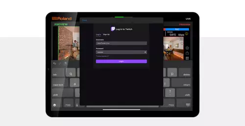 Roland AeroCaster VRC-01: Drahtloser Live-Streaming Mixer für bis zu vier Smartphones