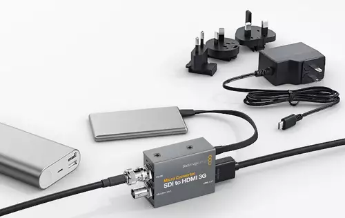 Blackmagic&s Micro Converter 12G models powered by USB