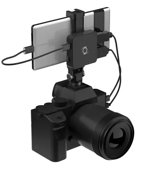 Z CAM IPMAN Gemini on camera with smartphone