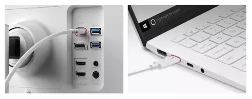 LG 38WP85C with power delivery via USB-C 