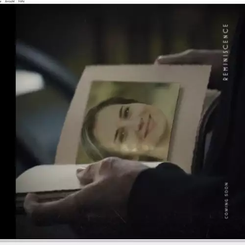 Virtual face in reminiscence clip.