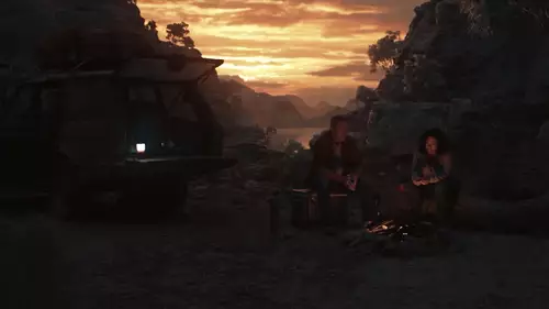 Scene of a virtual production
