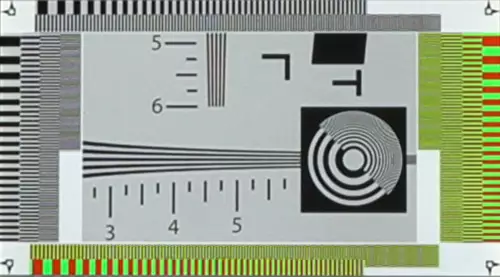 Die Canon XF705 bei 24-60p im slashCAM 4K-Auflsungstest