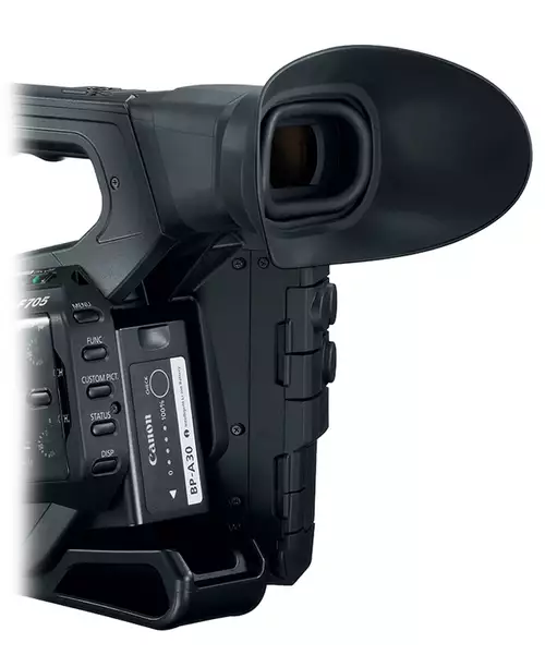 Canon XF705 1" 4K-Camcorder - Teil 1: Ausstattung, Bedienung und Formate : Sucher