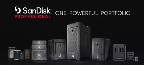 The models of the new SanDisk Professional series.