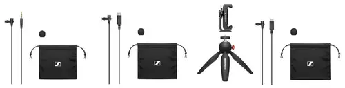 Sennheiser XS Lav in three versions.