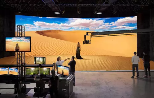 Virtual Filmset mit Sony Crystal LED Display 