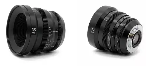 SLR Magic MicroPrime Cine lenses 17mm T1.5 and 35mm T1.5