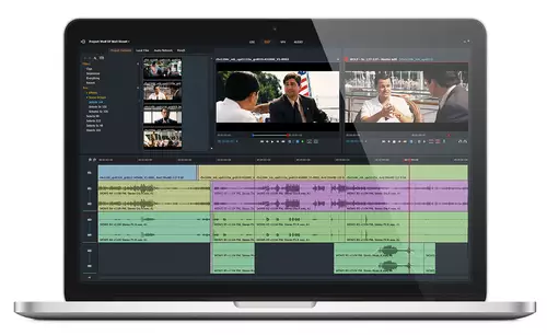 Lightworks user interface