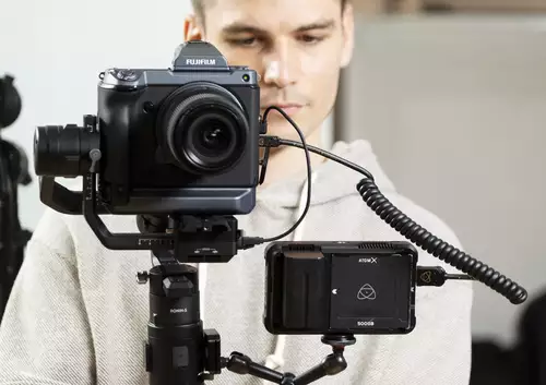 Fujifilm GFX100 mit Atomos Ninja V 