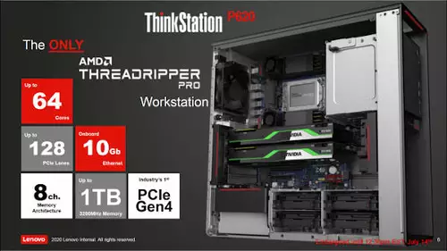 Lenovo P620 Workstation mit Threadripper PRO 