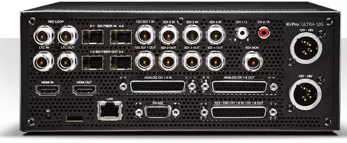 AJA Ki Pro Ultra 12G interfaces