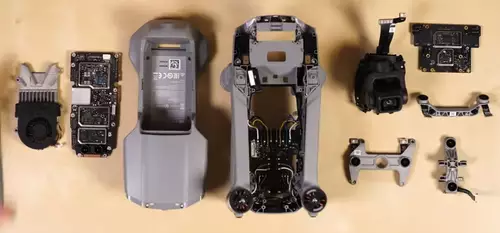 Dismantling the DJI Mavic Air 2 into parts