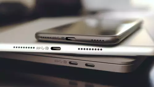 USB-C Ports mit DisplayPort Logo 