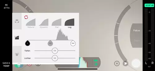 FiLMiC Pro mit dem iPhone Xs - Perfekte Partner? : filmic4 log