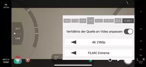FiLMiC Pro mit dem iPhone Xs - Perfekte Partner? : filmic7 framing