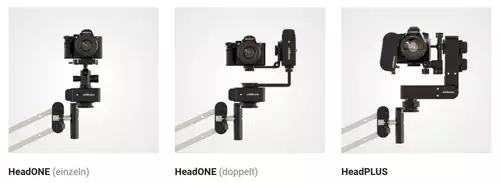Edelkrones matching motorized Pan and Tilt heads