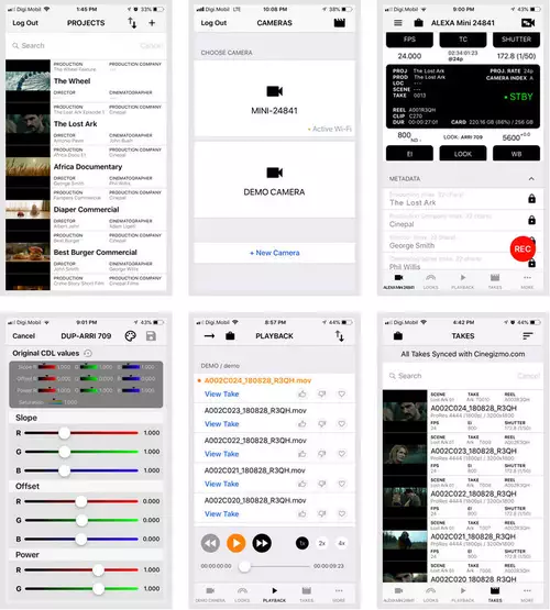 CineGizmo CineControl for iOS