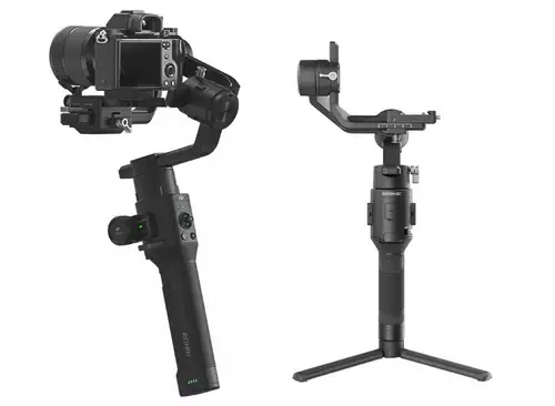 DJI Ronin-S Einhand-Gimbal, rechts der kleinere Bruder DJI Ronin-SC  