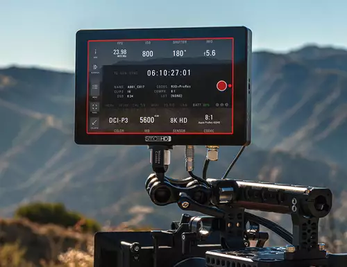 smallHD Cine 7 mit RED Kamerasteuerung 