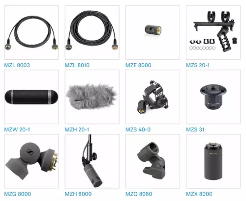 Mikrofonmodule und Zubehör für das MKH 8060