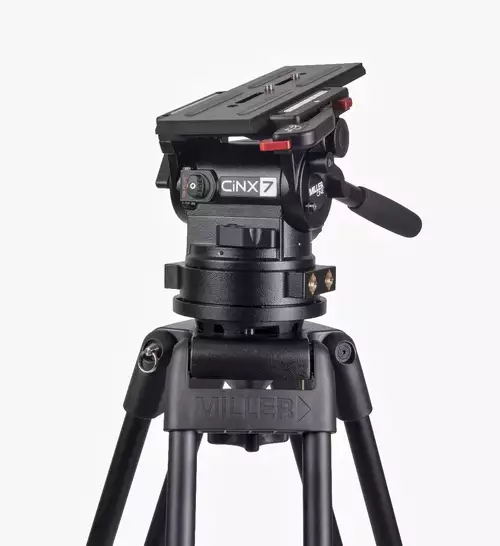 Miller: Neue CiNX Stativkopf Serie mit  100, 150mm Halbschalen- und Mitchel-Mounts für Cine  // IBC 2019