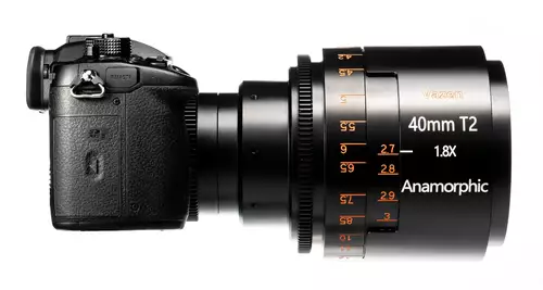 VZ VAZEN 40mm T/2 1.8x an Panasonic Lumix GH5