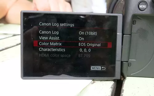 Die Canon EOS R für Filmer - Erste Eindrücke // Photokina 2018 : log setting