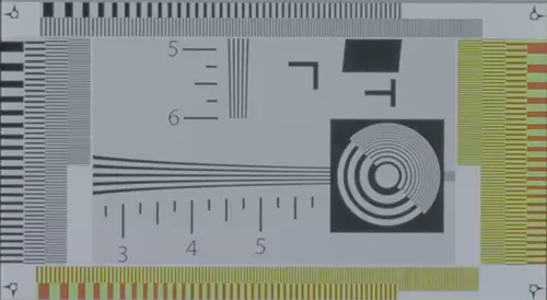 Das slashCAM 4K-Chart nach 4K skaliert