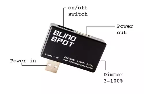 Additional control unit with dimmer