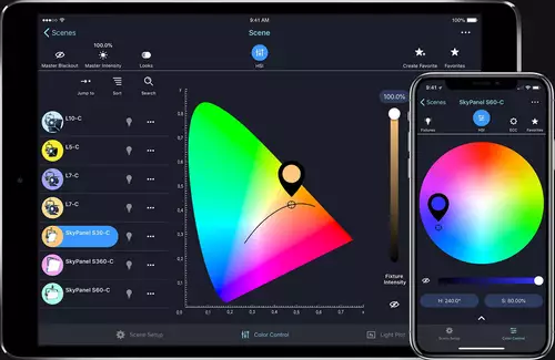 Lichtsteuerung per Stellar auf dem Smartphone und Tablet 