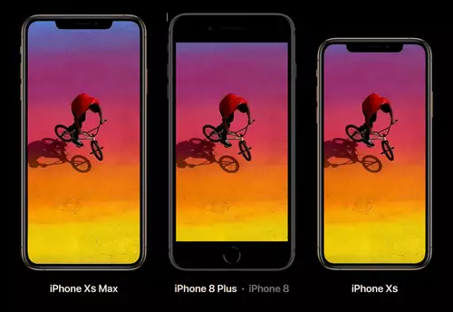 iPhones im Größenvergleich
