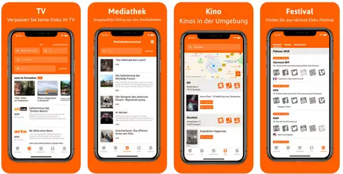 DOKapp: Aktuelle Dokumentarfilme im Fernsehen oder Kino finden