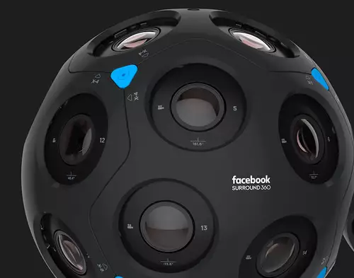 Last year"s Facebook Surround360 x24 prototype