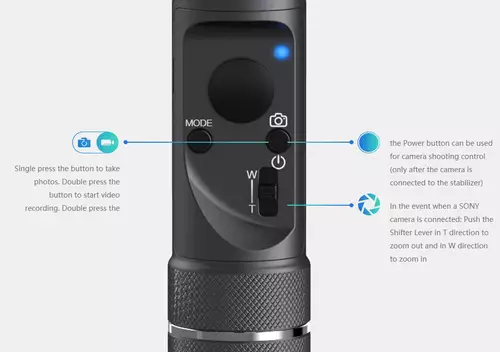  Zhiyun-Tech Crane Plus Controls 