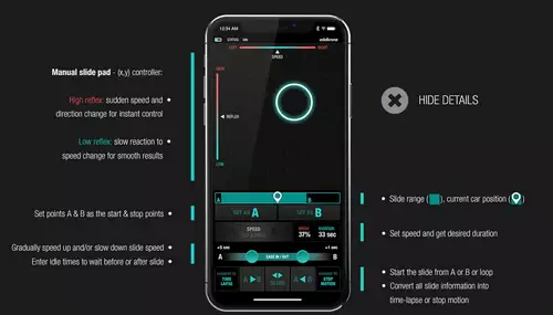 Edelkrone SliderONE PRO App 