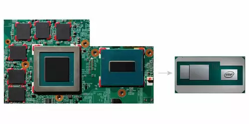 Diese vorher separaten Bauteile sind auf der CPU-Platine integriert