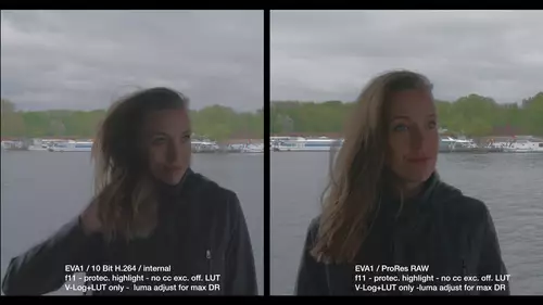 ProRes RAW: EVA1 u. Shogun Inferno (inkl. Vergleich zu Canon C200 und Ursa Mini 4.6K) : EVa1 10BitvsRAW