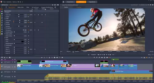 Editing-Oberfläche