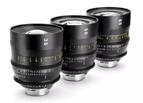 Die Tokina Vista Cinema Prime T1.5 Objektive mit 35mm, 50mm und 85mm
