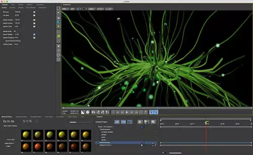 Title Studio 3D particle engine