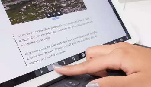 TouchBar per iPad App Duet Display  