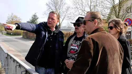 Michael Söth mit Christian Dabeler, René Chambalu, Tini Lazar