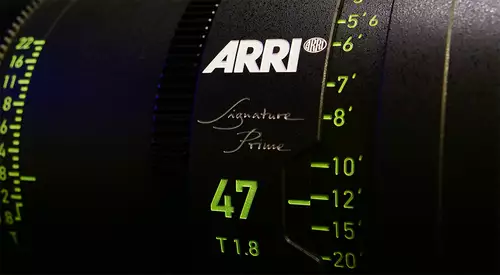 ARRI Signature Prime 47/T1.8 an der ARRI ALEXA LF