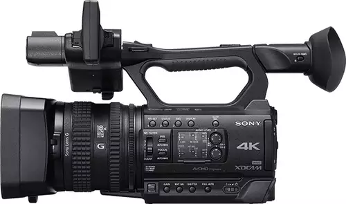 Sony PXW-Z150: 4K (UHD) , 120 Fps, 12x Zoom, 1" stacked CMOS (BSI)