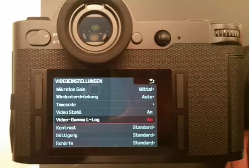 Das Videomenü der Leica SL